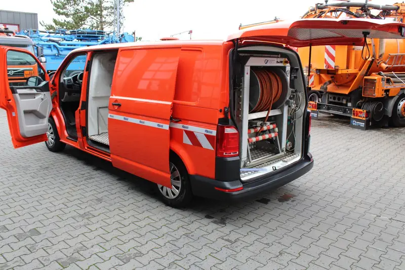 VW T6 2.0 TDI 4x2 Kasten+F&F Kanal HD-Spüler 600 L – Saug- und Druckwagen, Erstzulassung 2016, Ansicht 7