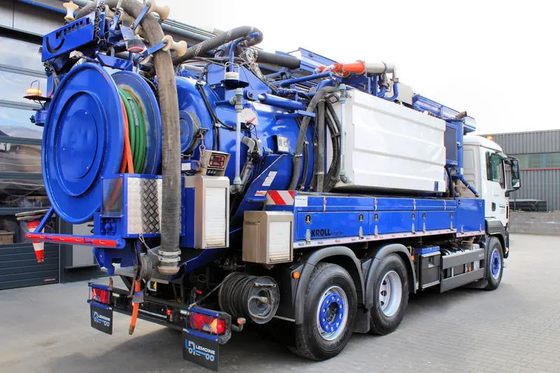 MAN TGS 28.440 6x2 Kroll 14,5m³ W-Rückgewinner KOMBI – Saug- und Druckwagen, Erstzulassung 2012, Ansicht 5
