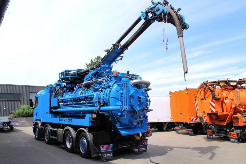 Scania G450 8x2 Wiedemann SUPER1000 WRG Edelstahl-INOX – Saug- und Druckwagen, Erstzulassung 2017, Ansicht 11