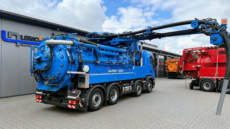 Scania G450 8x2 Wiedemann SUPER1000 WRG Edelstahl-INOX – Saug- und Druckwagen, Erstzulassung 2017, Ansicht 23