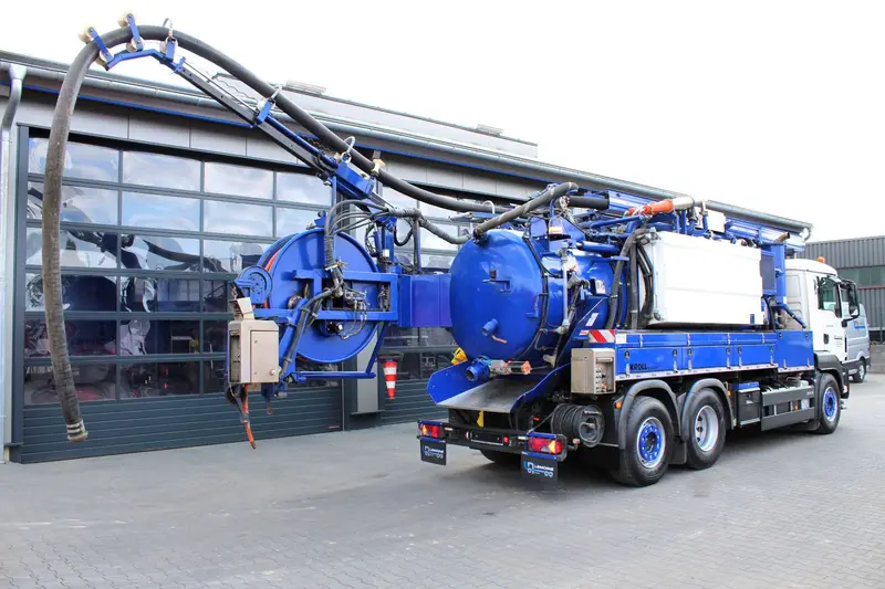 MAN TGS 28.440 6x2 Kroll 14,5m³ W-Rückgewinner KOMBI – Saug- und Druckwagen, Erstzulassung 2012, Ansicht 7