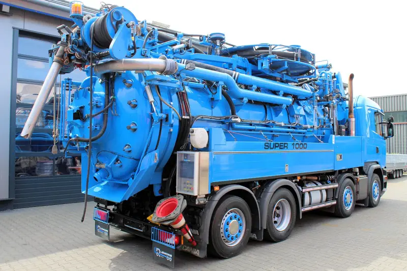 Scania G450 8x2 Wiedemann SUPER1000 WRG Edelstahl-INOX – Saug- und Druckwagen, Erstzulassung 2017, Ansicht 5