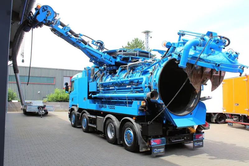 Scania G450 8x2 Wiedemann SUPER1000 WRG Edelstahl-INOX – Saug- und Druckwagen, Erstzulassung 2017, Ansicht 10