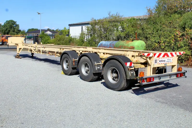 Goldhofer 3-Achs SPZ-DL3-38/80 Spezial 20,5meter + 3xLenk – Langmaterialtransporter, Erstzulassung 1997, Ansicht 4