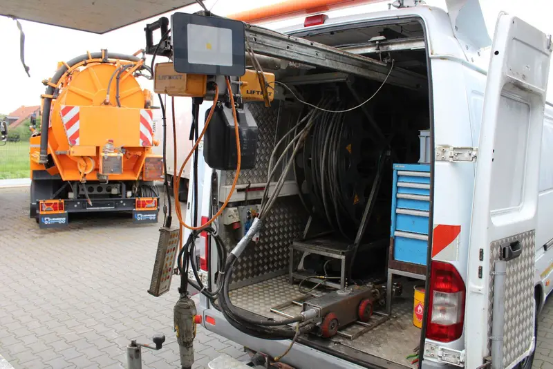 Mercedes-Benz Sprinter 416 CDI + KA-TE Fräsroboter + Anhänger – Saug- und Druckwagen, Erstzulassung 2007, Ansicht 18