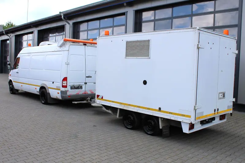 Mercedes-Benz Sprinter 416 CDI + KA-TE Fräsroboter + Anhänger – Saug- und Druckwagen, Erstzulassung 2007, Ansicht 11