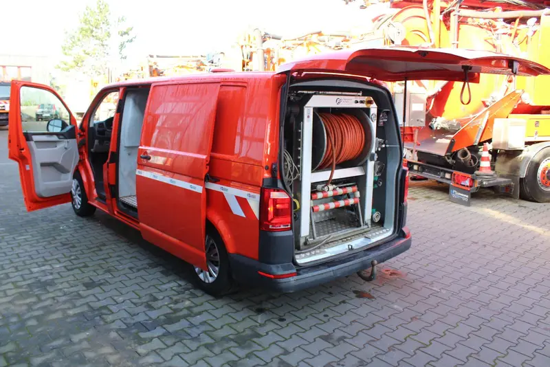 VW T6 2.0 TDI 4x2 Kasten+F&F Kanal HD-Spüler 600 L – Saug- und Druckwagen, Erstzulassung 2016, Ansicht 10