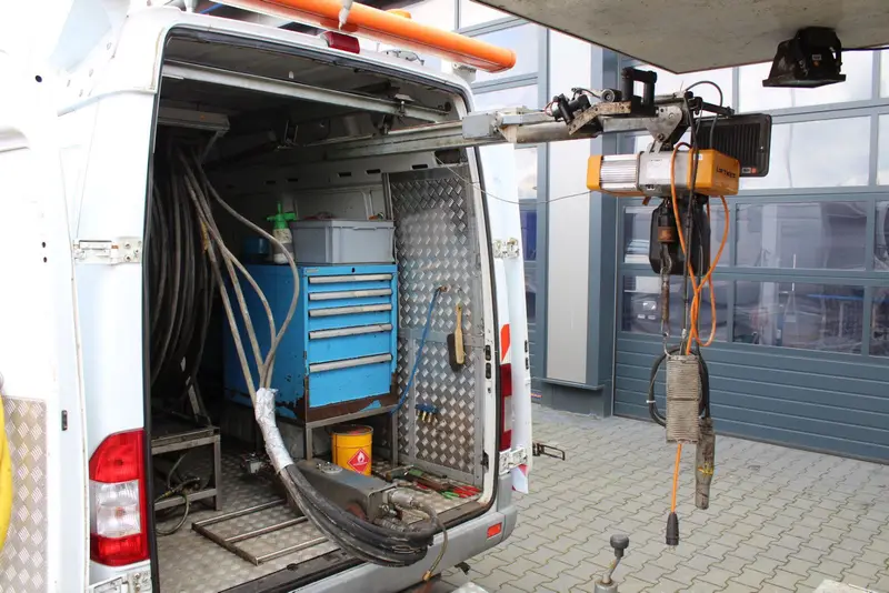 Mercedes-Benz Sprinter 416 CDI + KA-TE Fräsroboter + Anhänger – Saug- und Druckwagen, Erstzulassung 2007, Ansicht 17