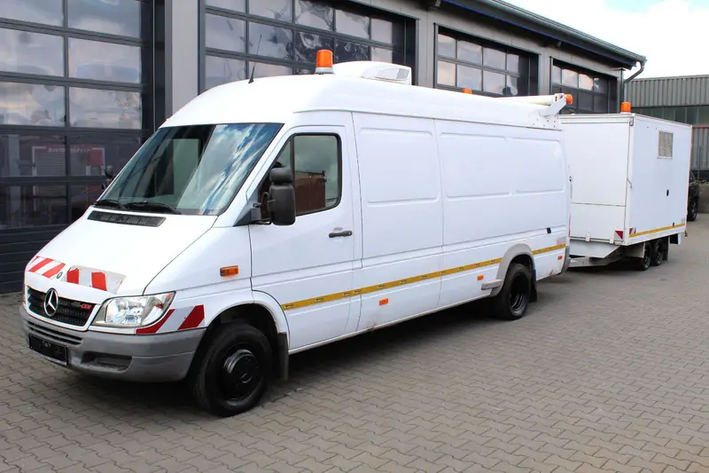 Mercedes-Benz Sprinter 416 CDI + KA-TE Fräsroboter + Anhänger – Saug- und Druckwagen, Erstzulassung 2007, Ansicht 10