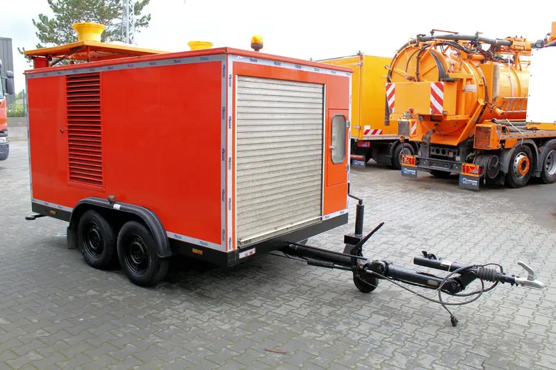 Andere Marken mobiles STROM-Aggregat 27,5 kVA + Sielbelüfter – Saug- und Druckwagen, Erstzulassung 1994, Ansicht 4